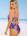 Слитный купальник с ярким крупным цветочным рисунком Sielei