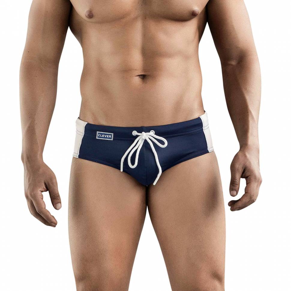 Темно-синие мужские плавки Valencia Swimsuit Brief Clever Masculine Underwear