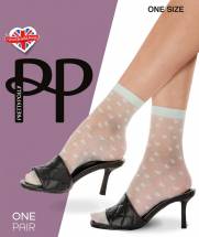 Оригинальные капроновые носочки с принтом в виде сердец Pretty Polly