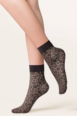 Леопардовые носочки Caty с мягкой резинкой Gabriella