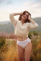 Трусики-слипы со средней линией талии Brislip Skin Cotton Janira