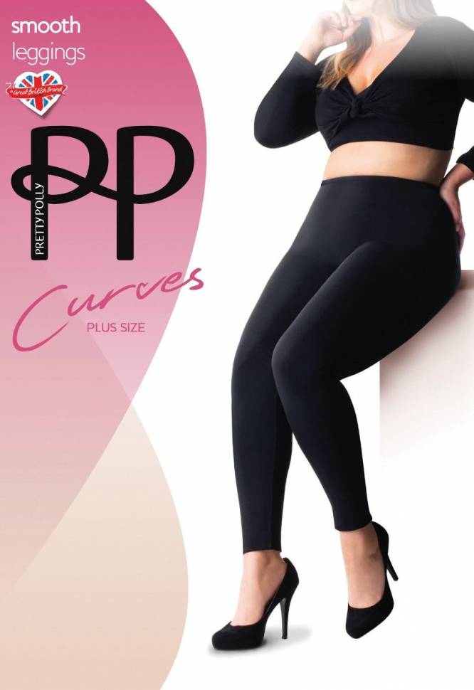 Бесшовные легинсы на крупные бедра Pretty Polly
