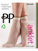 Капроновые носочки в мелкий цветной горошек Pretty Polly