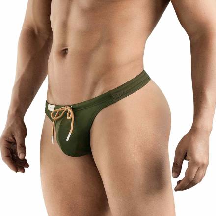Зеленые мужские плавки-тонги Rio Swimsuit Thong Clever Masculine Underwear
