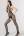 Кэтсьюит-сетка с имитацией шнуровки, открытой спинкой и доступом Femme Fatale