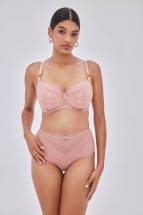 Бюстгальтер Nude Rose с чашками на тонком поролоне Alles