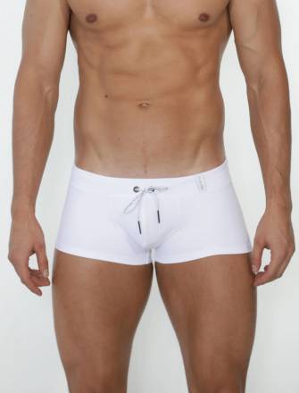 Белые мужские плавки Paradise Swimsuit Boxer Clever Masculine Underwear