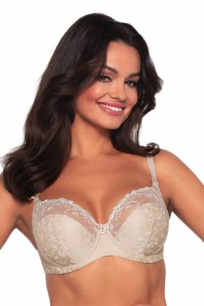 Бюстгальтер с мягкой чашкой, мелкими цветами и вышивкой AVA