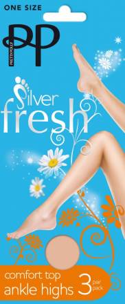 Антибактериальные носочки (3 пары в упаковке) Pretty Polly