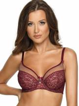 Комфортный бюстгальтер plus size на косточках с боковыми поддержками AVA